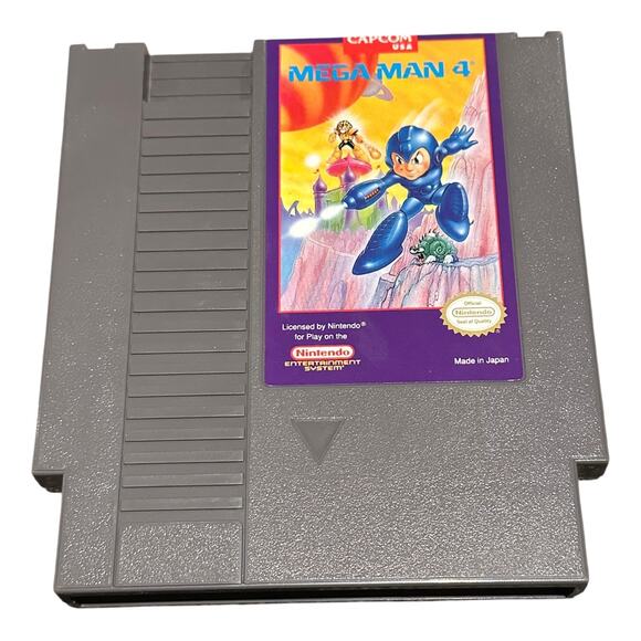 VTG Mega Man 4 (Nintendo Entertainment System NES, 1992) Authentic Original 90s - Picture 1 of 4